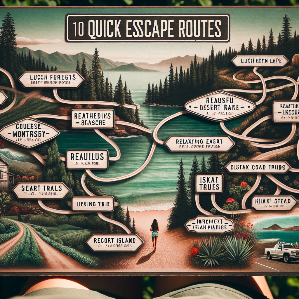 Top 10 Quick Escape Routes For City Dwellers