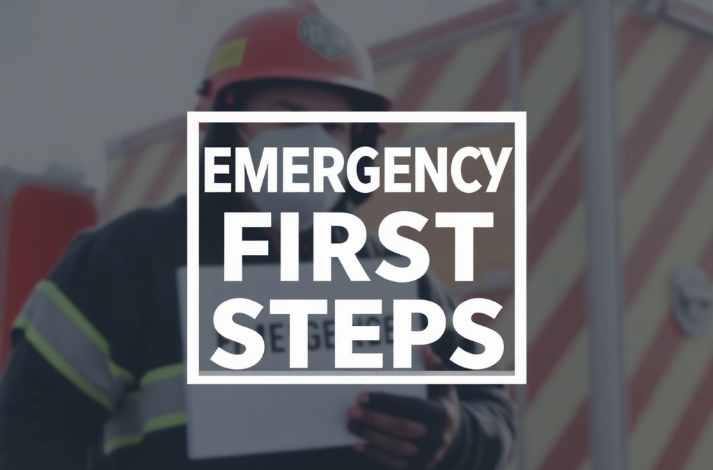 Emergency First Steps: Essential Actions to Take Immediately After an Incident