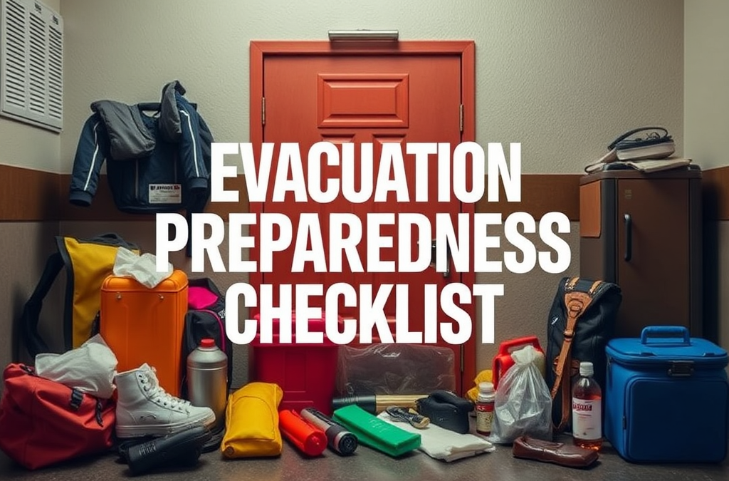 Evacuation Preparedness Checklist: Key Items for Safe and Efficient Exits