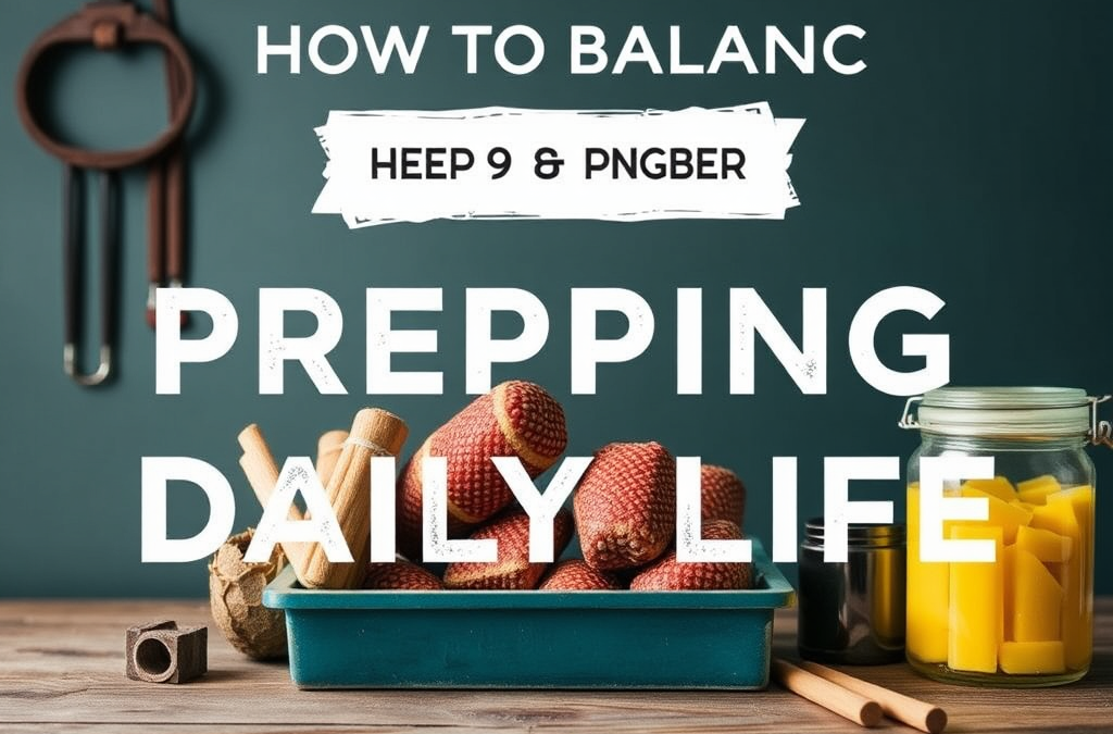 How to Balance Prepping With Daily Life: Practical Steps and Priorities