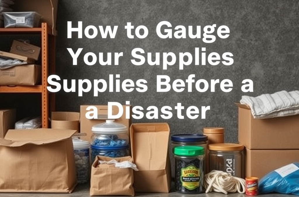 How to Gauge Your Supplies Before a Disaster: Essential Inventory and Assessment Methods