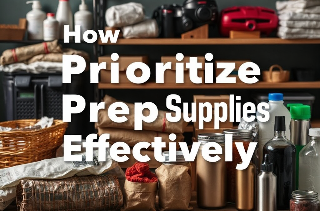 How to Prioritize Prepping Supplies Effectively: Essential Steps for Smart Emergency Preparedness