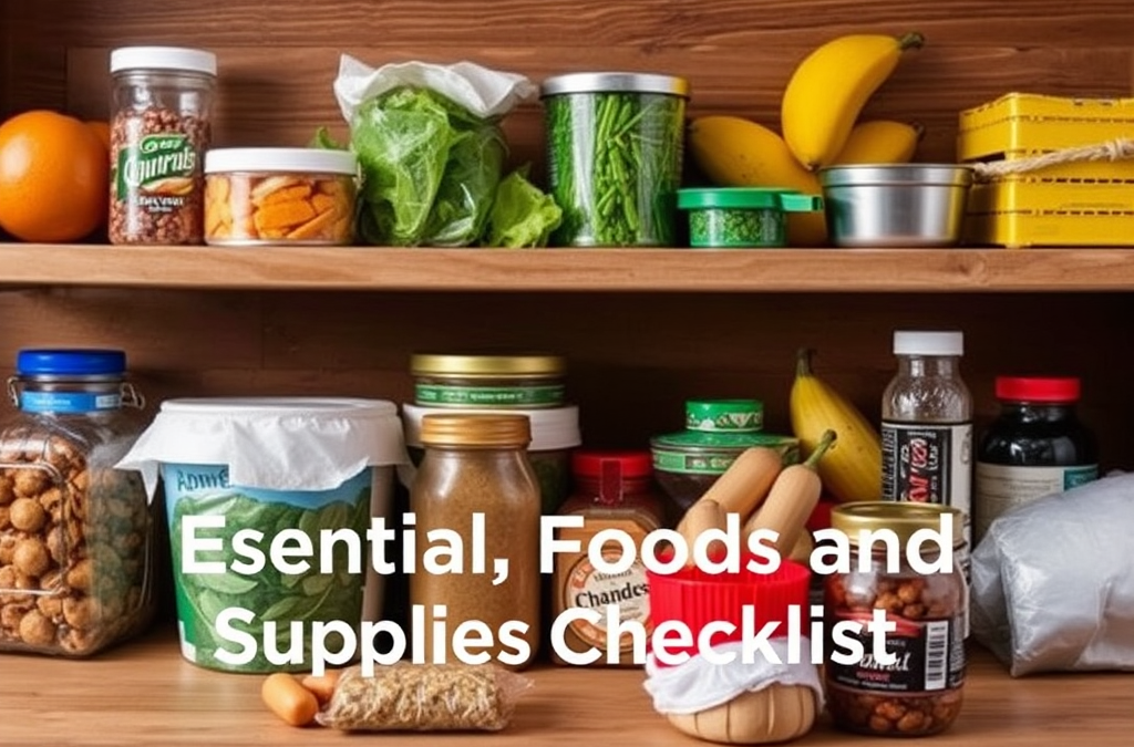 How to Stock for Emergencies: Essential Foods and Supplies Checklist