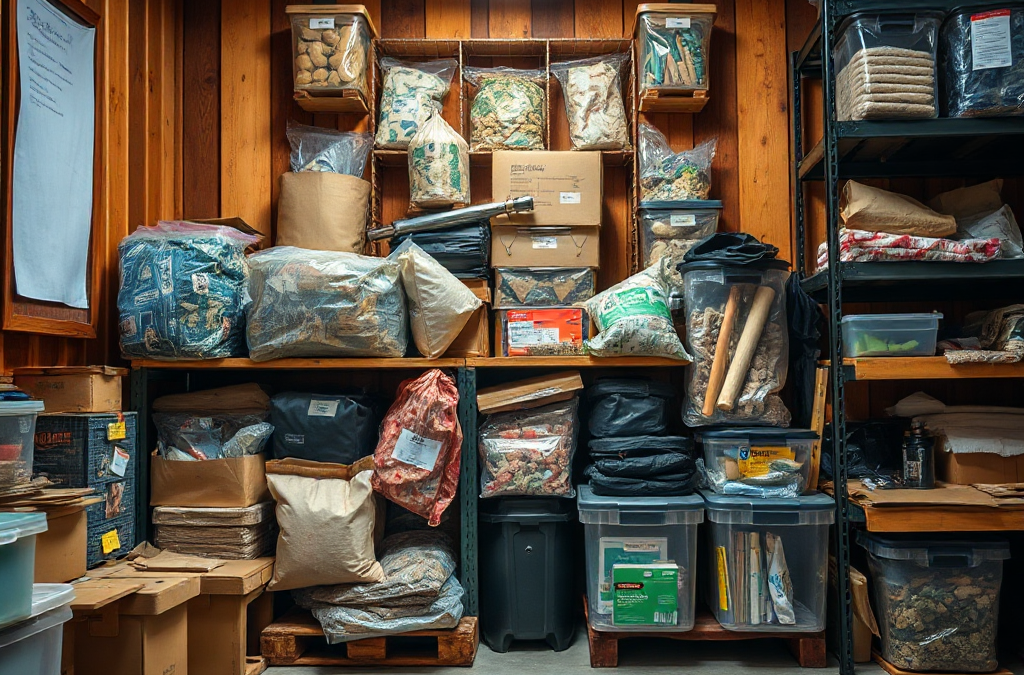 The Challenges of Storing Large Quantities of Prepper Supplies: Space, Organization, and Preservation Strategies