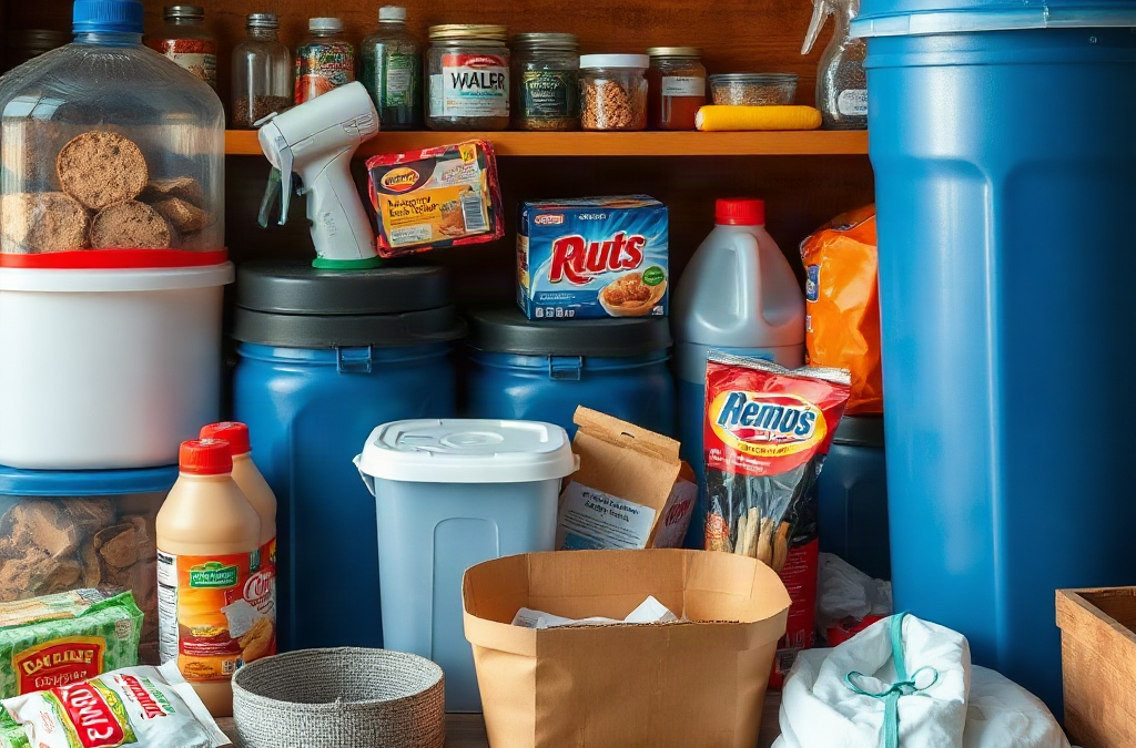 Supply List for Preparing Without a Basement—Space-Saving Foods, Water, and Power