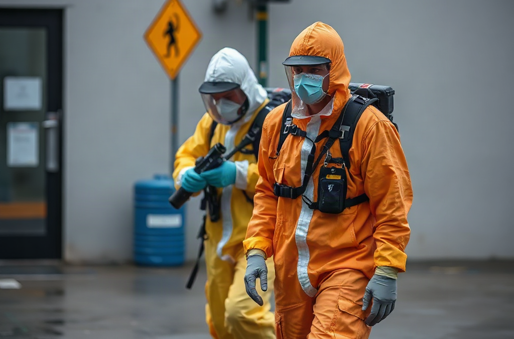 Decontamination Planning for Early Emergency Responders With a Safe First-Arrival Sequence